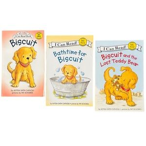 ✅ 5 for $25 - Three Early Reader Biscuit Books